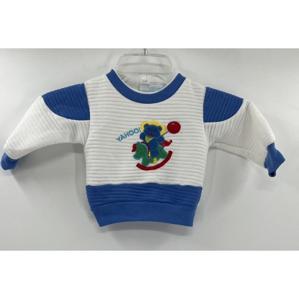 Little Miracles Teddy Bear Sweater Balloons Size 6/9 Months‎